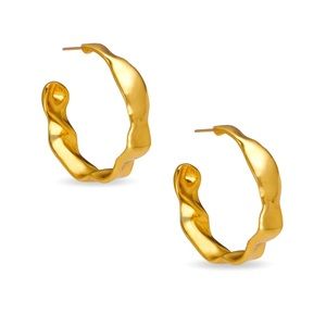Never worn Kendra Scott gold Holland Hoop Earrings